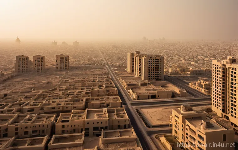 대기오염 측정 실험 실수와 교훈 - **Prompt:** A weathered, compact air quality sensor, exhibiting slight dust accumulation on its robu...